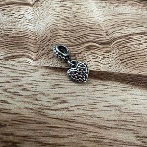 Red Pave Pandora Charm